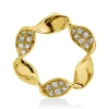 Anhänger aus 585 Gold Gelbgold 21 Brillanten 0,09ct W-SI/PI 13,2x14,3mm