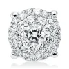 Anhänger aus 750 Gold Weißgold 28 Brillanten 0,53ct F-VSI 9x9mm