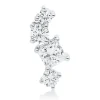 Anhänger aus 585 Gold Weißgold 4 Diamanten 0,55ct W-SI 13,3x5,5mm
