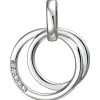 Anhänger aus 925 Silber mit 5 Zirkonia Silberanhänger Halsschmuck Kreise