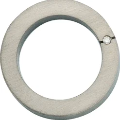 Anhänger aus Titan mit Diamant 0.03Ct W/SI Brillant Kreisförmig mattiert Damen