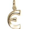 Anhänger Buchstabe E 375 Gold Gelbgold 14,5x8mm Halsschmuck Buchstabenanhänger