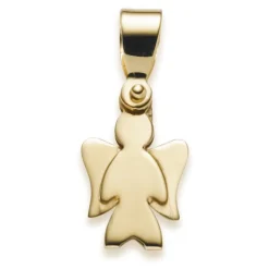 Anhänger Engel Engelchen 18x7,5mm aus 14 Kt. 585 Gold Gelbgold