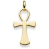 Anhänger ägyptisches Kreuz Ankh Leben & Wiedergeburt 585 Gold Gelbgold 31x15mm