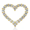 Anhänger Herz aus 585 Gelbgold 22 Brillanten 0,52ct W-SI/PI 13,7x15,6mm