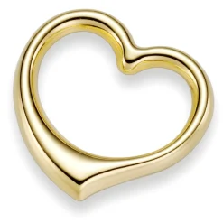 Anhänger Herz 24x22mm aus 585 Gold Gelbgold Goldanhänger Schwingherz Damen