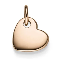 Anhänger Herz 15,5x11mm aus 585 Gold Rotgold glänzend Halsschmuck