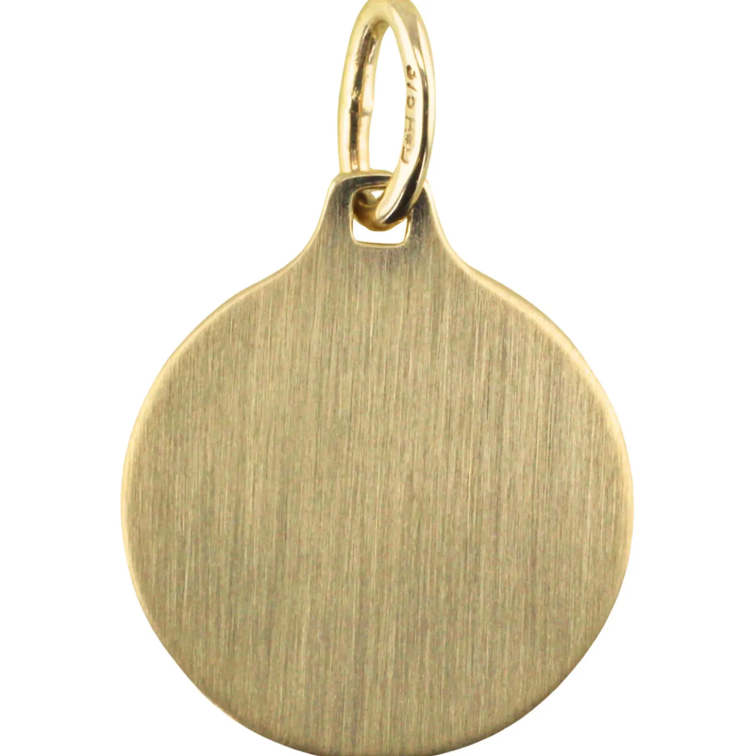 Anhänger Kompass Windrose aus 375 Gold Gelbgold teilmattiert 14x12,2mm