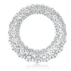 Anhänger Kreis aus 750 Weißgold 130 Brillanten 1,25ct TW-SI Ø21,5mm
