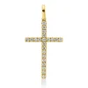 Anhänger Kreuz aus 585 Gelbgold 22 Brillanten 0,33ct W-SI/PI 32x16,2mm