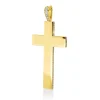 Anhänger Kreuz aus 750 Gelbgold 99 Diamanten 0,56ct F-VVS 46,7x22,7mm