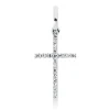 Anhänger Kreuz aus 750 Gold Weißgold 21 Diamanten 0,05ct TW-SI 21x9,7mm mit Öse
