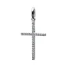Anhänger Kreuz aus 750 Weißgold 27 Brillanten 0,06ct TW-VSI/SI 15,9x10,8mm