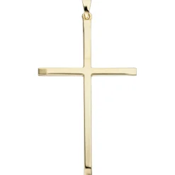 Anhänger Kreuz 50,8x30,1mm Goldkreuz am Enden verjungt 333 Gold Gelbgold schmal