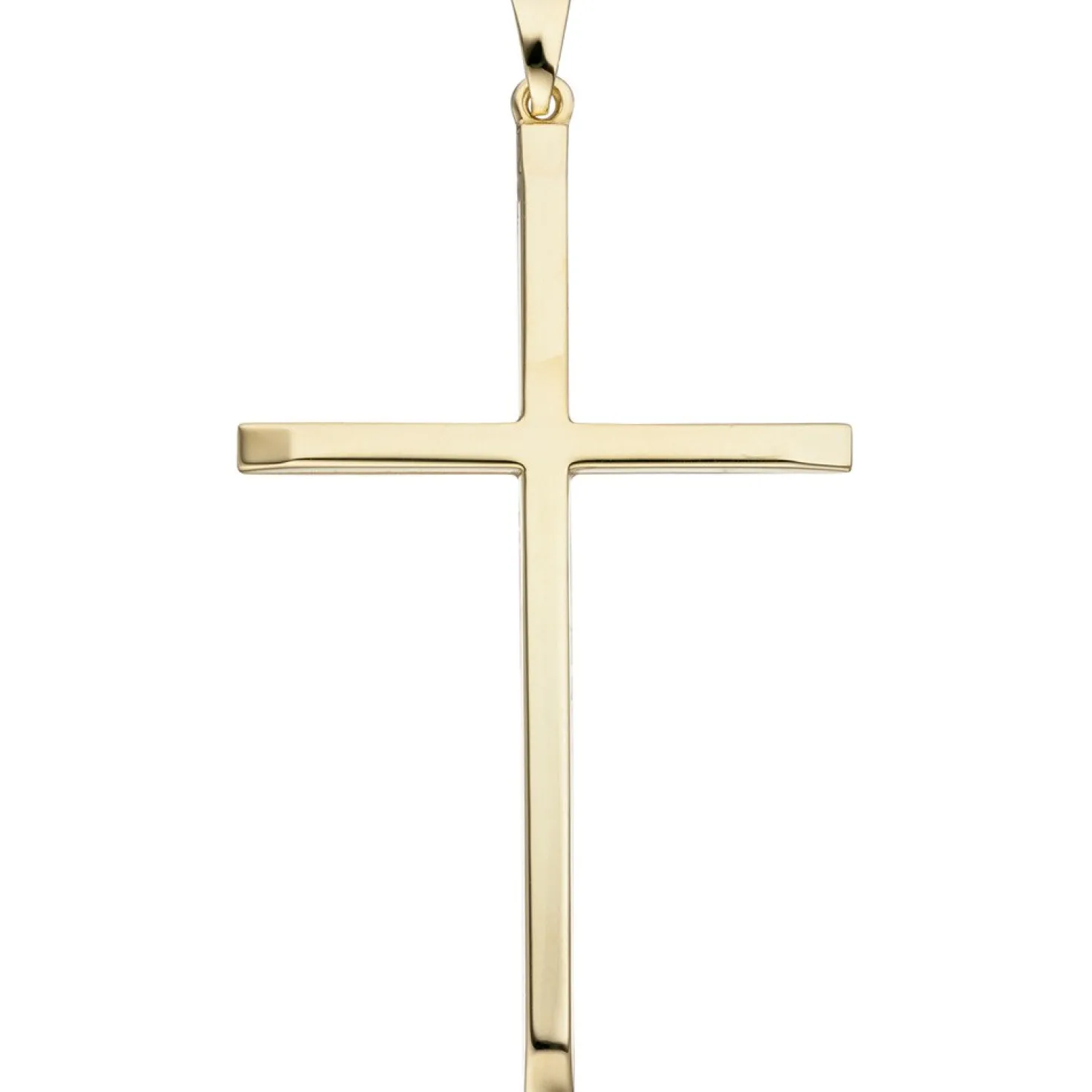 Anhänger Kreuz 50,8x30,1mm Goldkreuz am Enden verjungt 333 Gold Gelbgold schmal