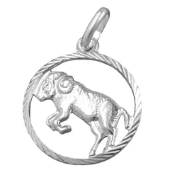 Anhänger 15mm Silberanhänger Sternzeichen Widder 925 Echtsilber für Damen