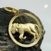 Anhänger 15mm Sternzeichen Widder aus 375 Gold Gelbgold Goldanhänger