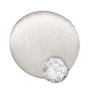 Anhänger 950 Platin mattiert mit Diamant Brillant 0,16 Ct Halsschmuck Damen