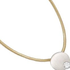 Anhänger 950 Platin mattiert mit Diamant Brillant 0,16 Ct Halsschmuck Damen