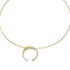 Anhänger rund Ø 26,9mm aus 585 Gold Gelbgold mit 8 Diamanten Brillanten W-Si