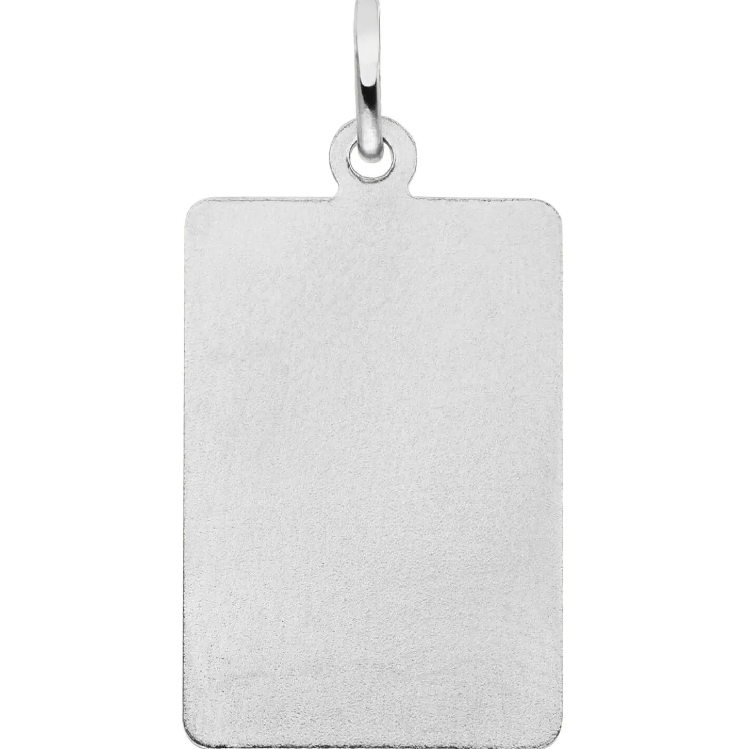 Anhänger Sternzeichen Jungfrau aus 925 Silber mattiert rechteckig 20,8x12,1mm