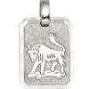 Anhänger Sternzeichen Stier aus 925 Silber teilmattiert Horoskop