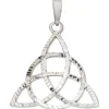 Anhänger Triquetra 28,3x27,9mm aus 925 Silber rhodiniert Silberanhänger