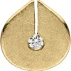 Anhänger 10,9x11,4mm aus 585 Gold Gelbgold mit Diamant Brillant 0,06 ct W/si