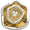 Anhänger 16,9x18,5mm aus 585 Gold Gelbgold mit 23 Diamanten 0,15 Ct