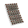 Anhänger 38x25mm aus 925 Silber Echtsilber dunkelrote Steine Damen Rechteck