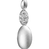 Anhänger 6,4x21,6mm aus 925 Silber mattiert mit 7 Zirkonia Halsschmuck Damen