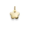 Anhänger 9,5x13mm Blume Blümchen aus 585 Gold Gelbgold flach glänzend