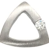 Anhänger 13,4x12,4mm Diamant 0.08Ct Dreieck durchbrochen 950 Platin