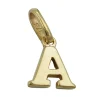 Anhänger 8x6,5mm Einhänger A Goldbuchstabe Buchstabe aus 375 Gold Gelbgold
