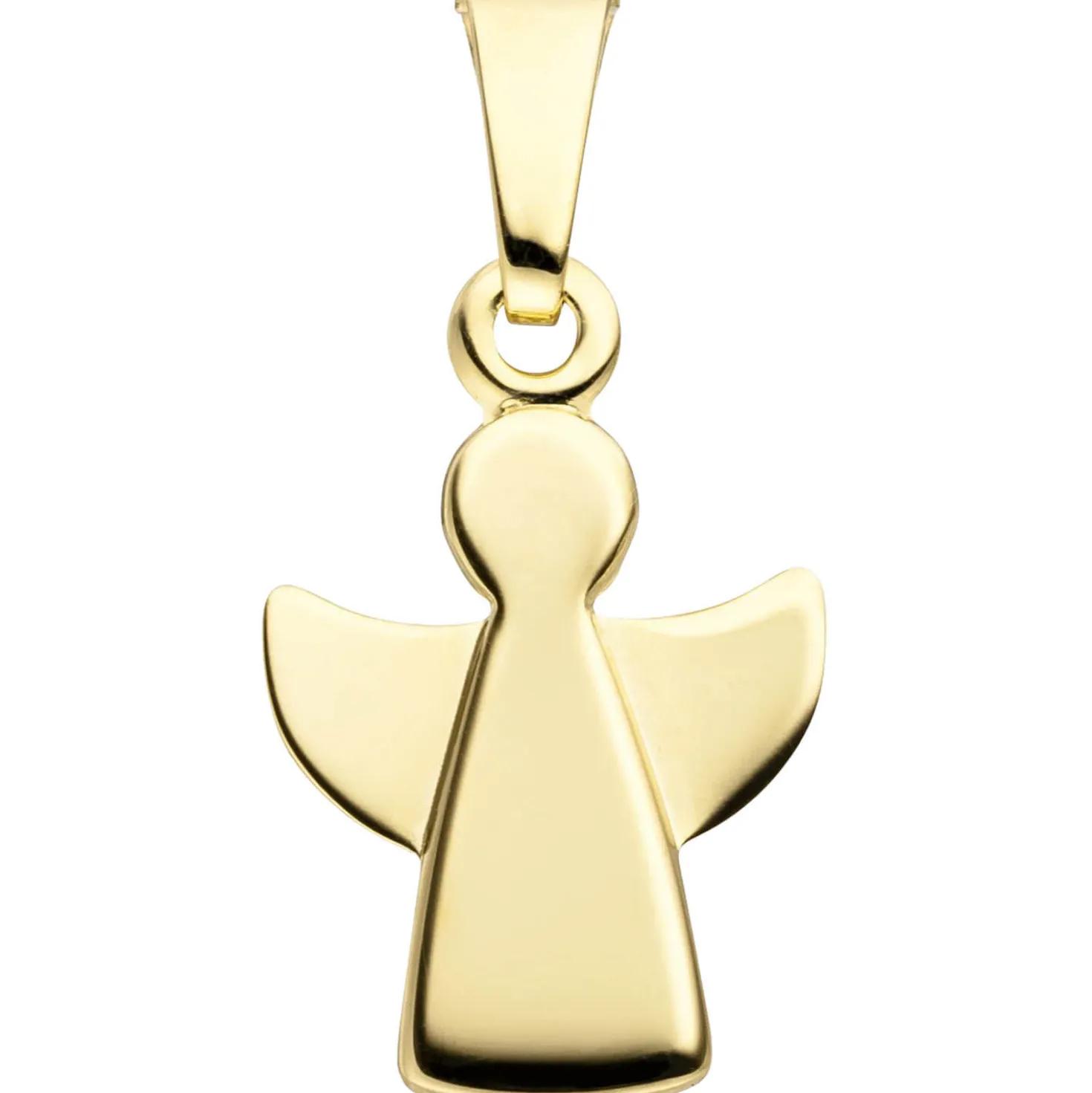 Anhänger 9,5x14,7mm Goldanhänger Engel Schutzengel aus 333 Gold Gelbgold