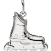 Anhänger 18,7x17,8mm Inline-Skate Schuh aus 925 Silber rhodiniert teilmattiert