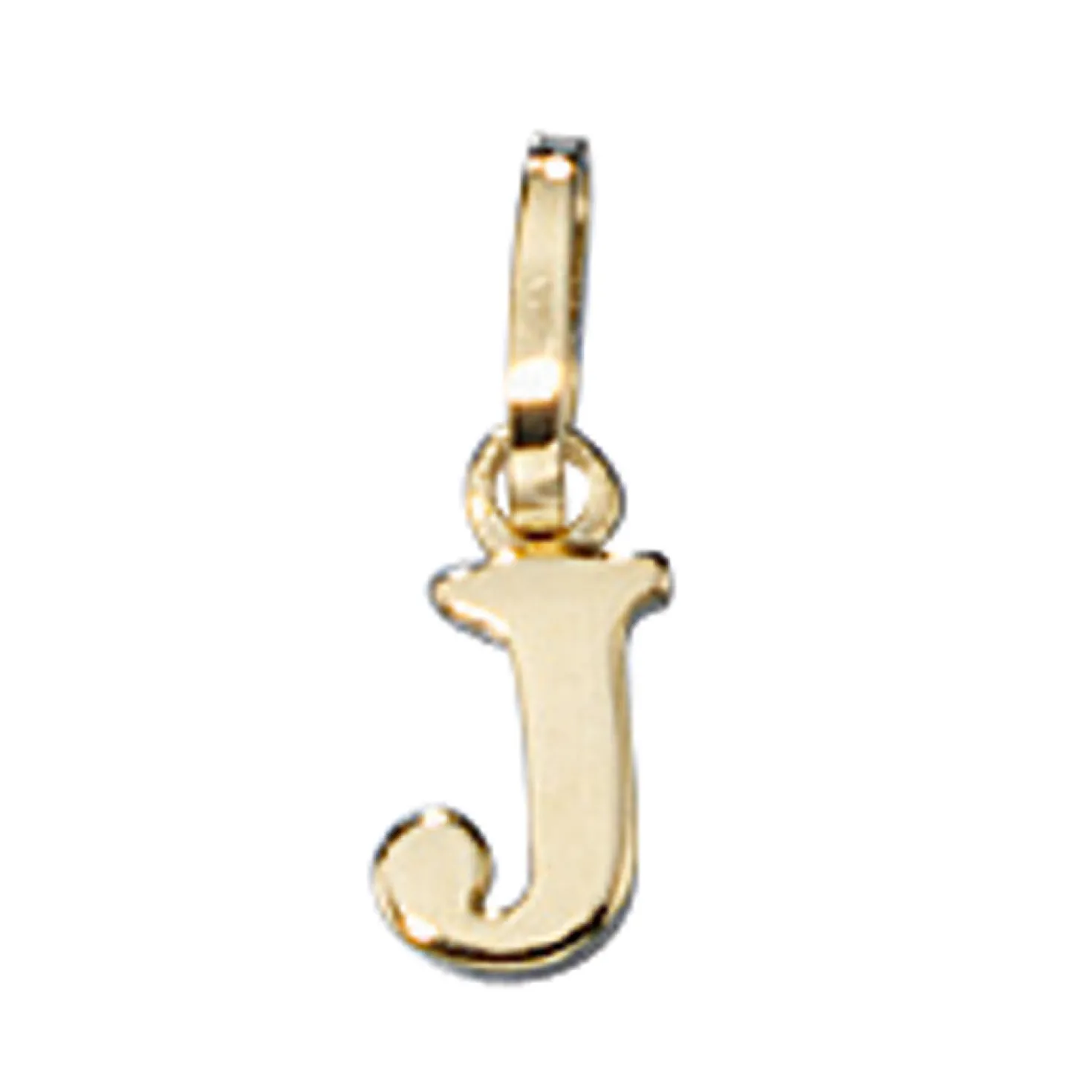 Anhänger 3,5x8mm Kettenanhänger Buchstabe J aus 333 Gold Gelbgold Damen