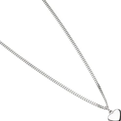 Anhänger 8,4x9,5mm kleines Herz Herzchen abgerundet aus 925 Silber glänzend