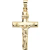 Anhänger 15,3x25,7mm Kreuz Jesus Jesuskreuz 333 Gold Gelbgold glänzend Unisex