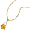 Anhänger 11x20,2mm mit Citrin gelb-orange facettiert 375 Gold Gelbgold Damen