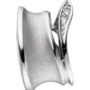 Anhänger 13,1x19,8mm mit 3 Diamanten 0.035Ct W/SI Brillanten 585 Gold Weißgold
