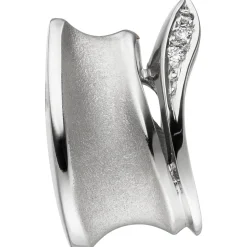 Anhänger 13,1x19,8mm mit 3 Diamanten 0.035Ct W/SI Brillanten 585 Gold Weißgold