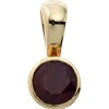 Anhänger 5,5x12,1mm mit Rubin rot 333 Gold Gelbgold Rubinanhänger Halsschmuck