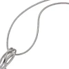 Anhänger 8,4x20,1mm mit weißen Zirkonia 333 Gold Weißgold Goldanhänger Damen