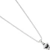 Anhänger 8,3x13,4mm schwarzes Schäfchen Schaf 925 Silber mit Lackeinlage Kinder