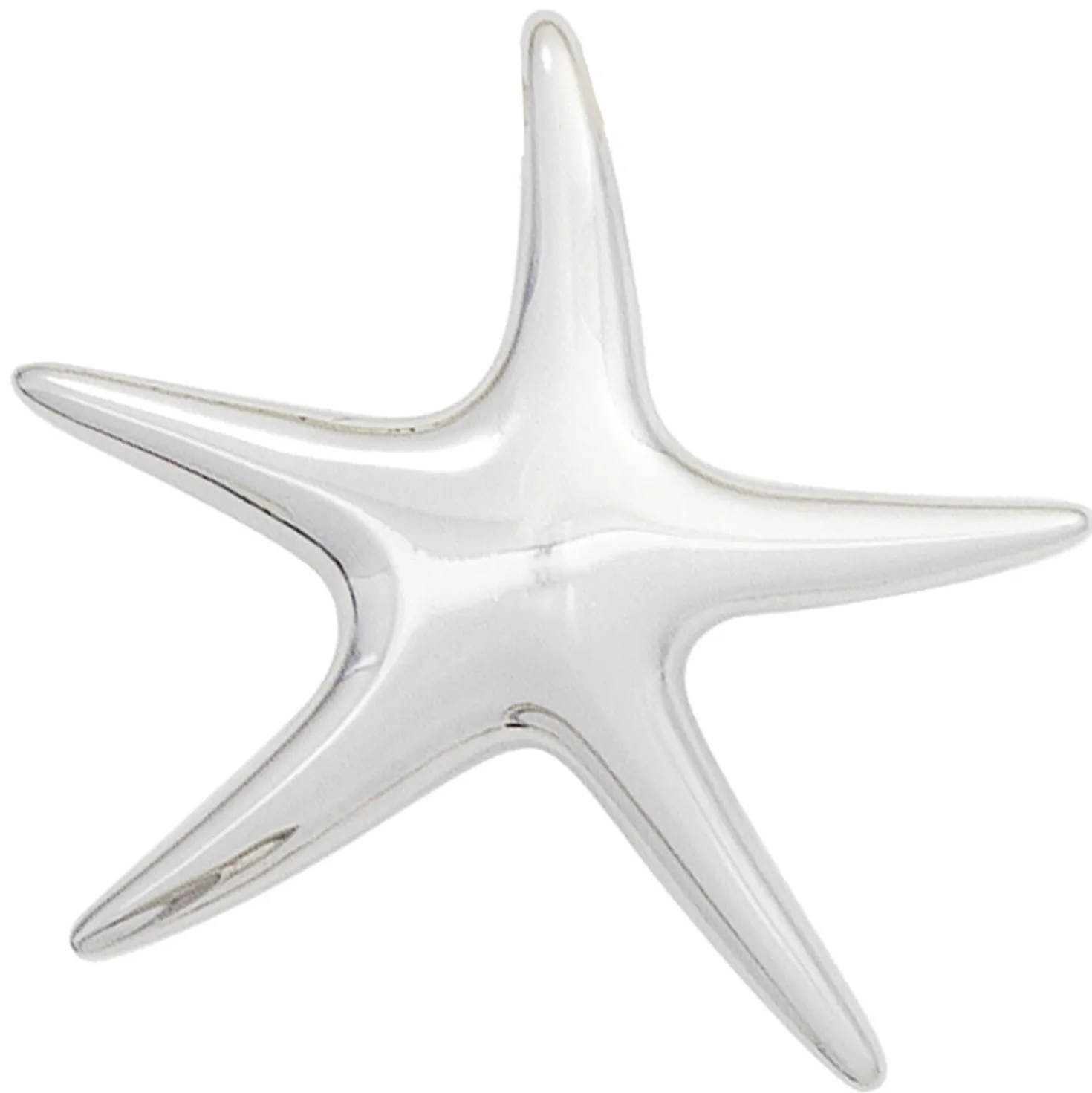 Anhänger 26x23,8mm Seestern Sternchen 925 Silber rhodiniert Silberanhänger Damen