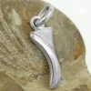 Anhänger 15x5mm Silberanhänger Buchstabe I aus echtem 925 Silber Unisex