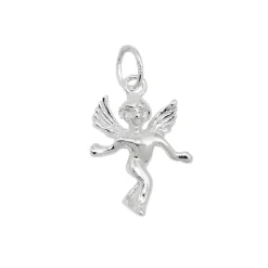 Anhänger 18x13mm Silberanhänger hübscher Engel echtes 925 Silber Damen
