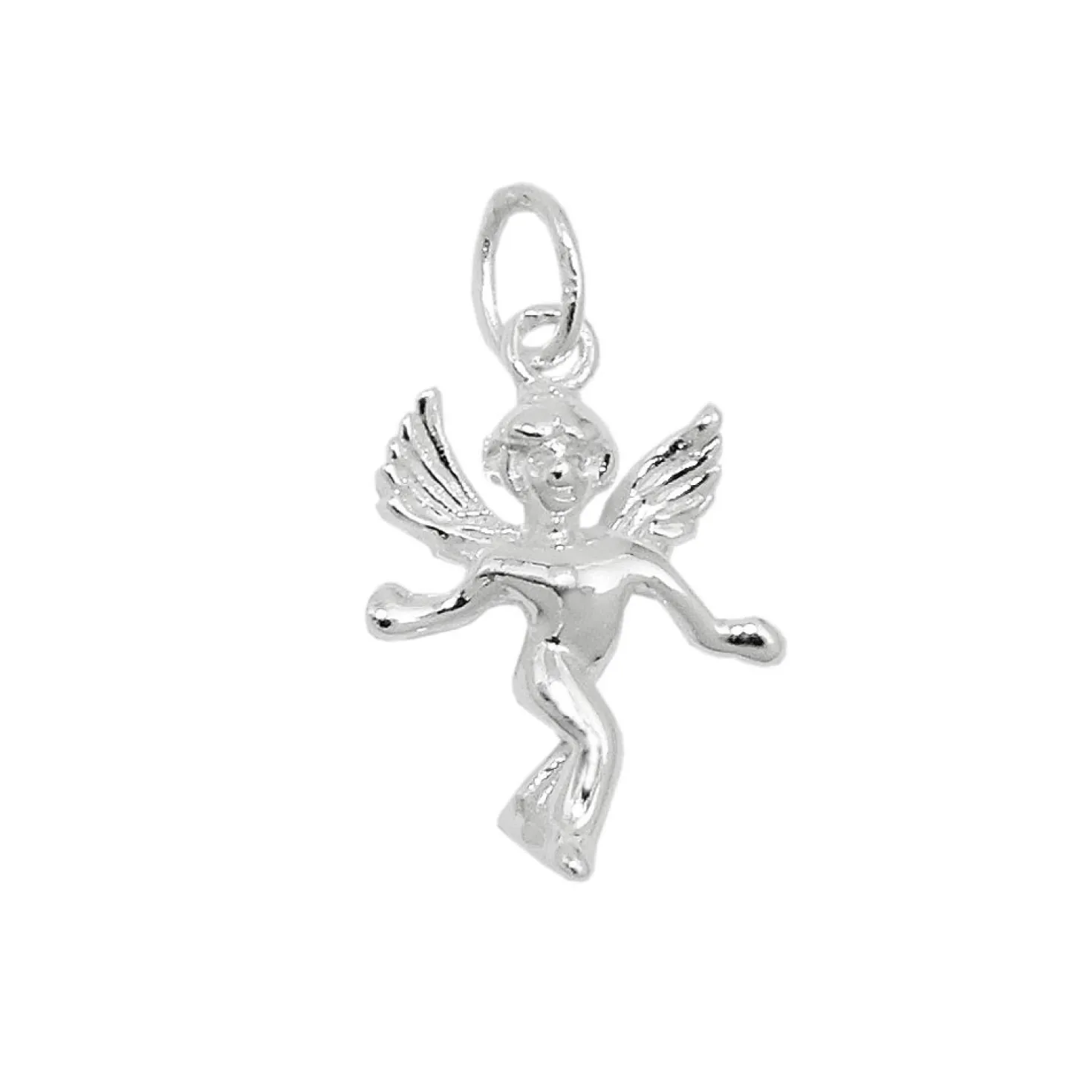 Anhänger 18x13mm Silberanhänger hübscher Engel echtes 925 Silber Damen
