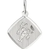 Anhänger 13x14,9mm Sternzeichen Krebs aus 925 Silber Rhombus rhodiniert